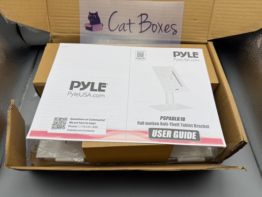 Pyle Anti-Theft Tablet Security Stand, PSPADLK18, White