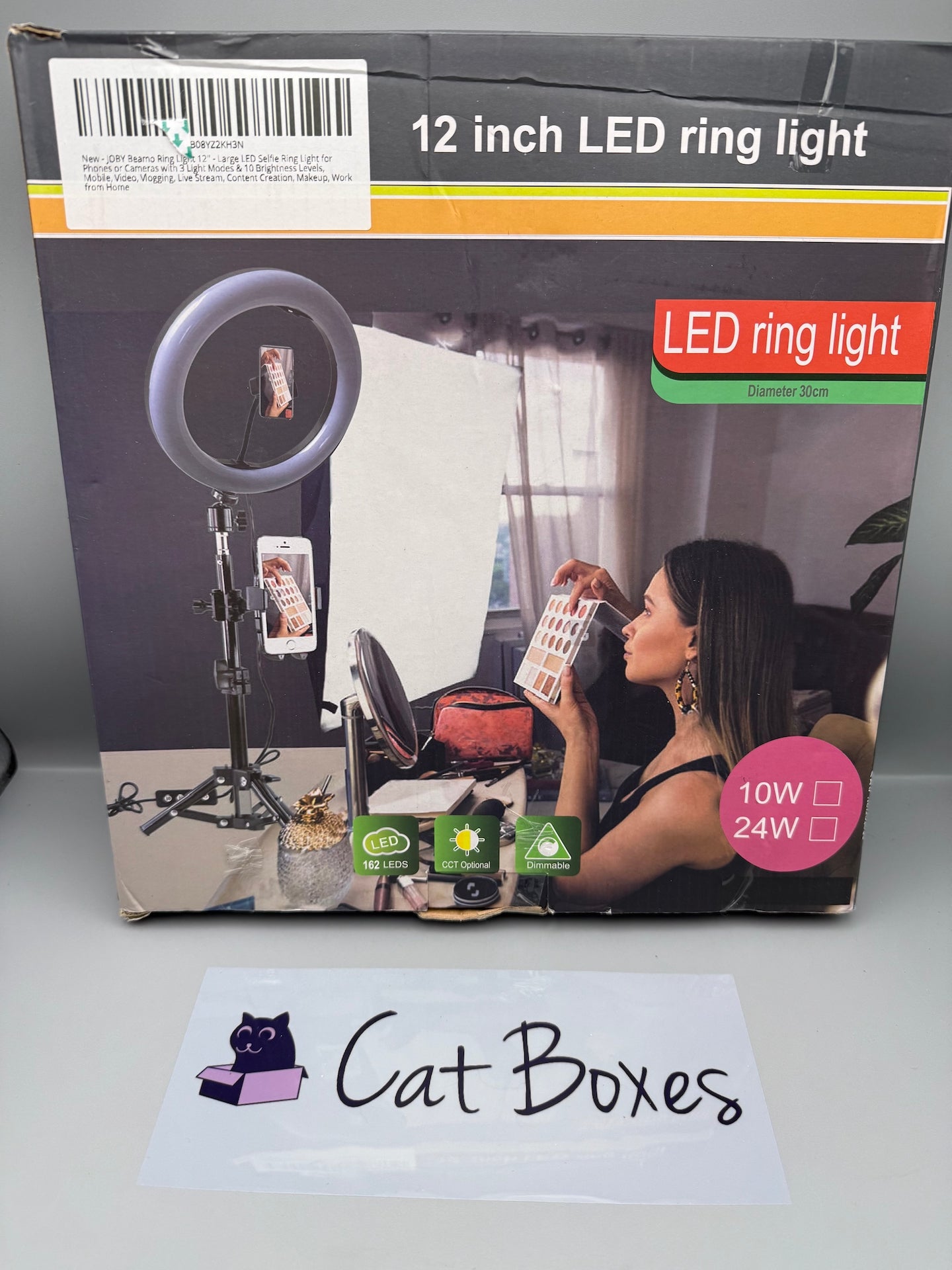 Beamo Ring Light 12'' - Large LED Selfie Ring Light for Phones or Cameras
