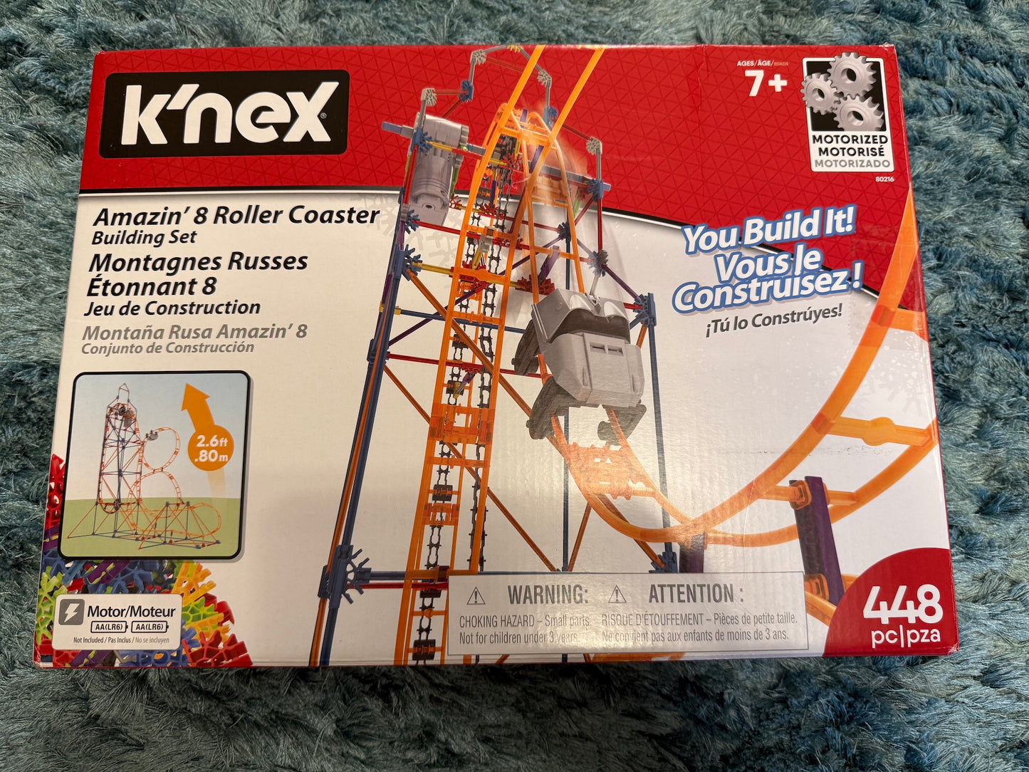 K'nex | Amazin' 8 Coaster (Rollercoaster) - 448 pieces