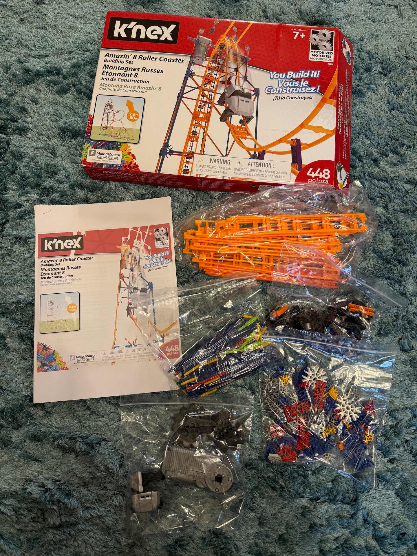 K'nex | Amazin' 8 Coaster (Rollercoaster) - 448 pieces