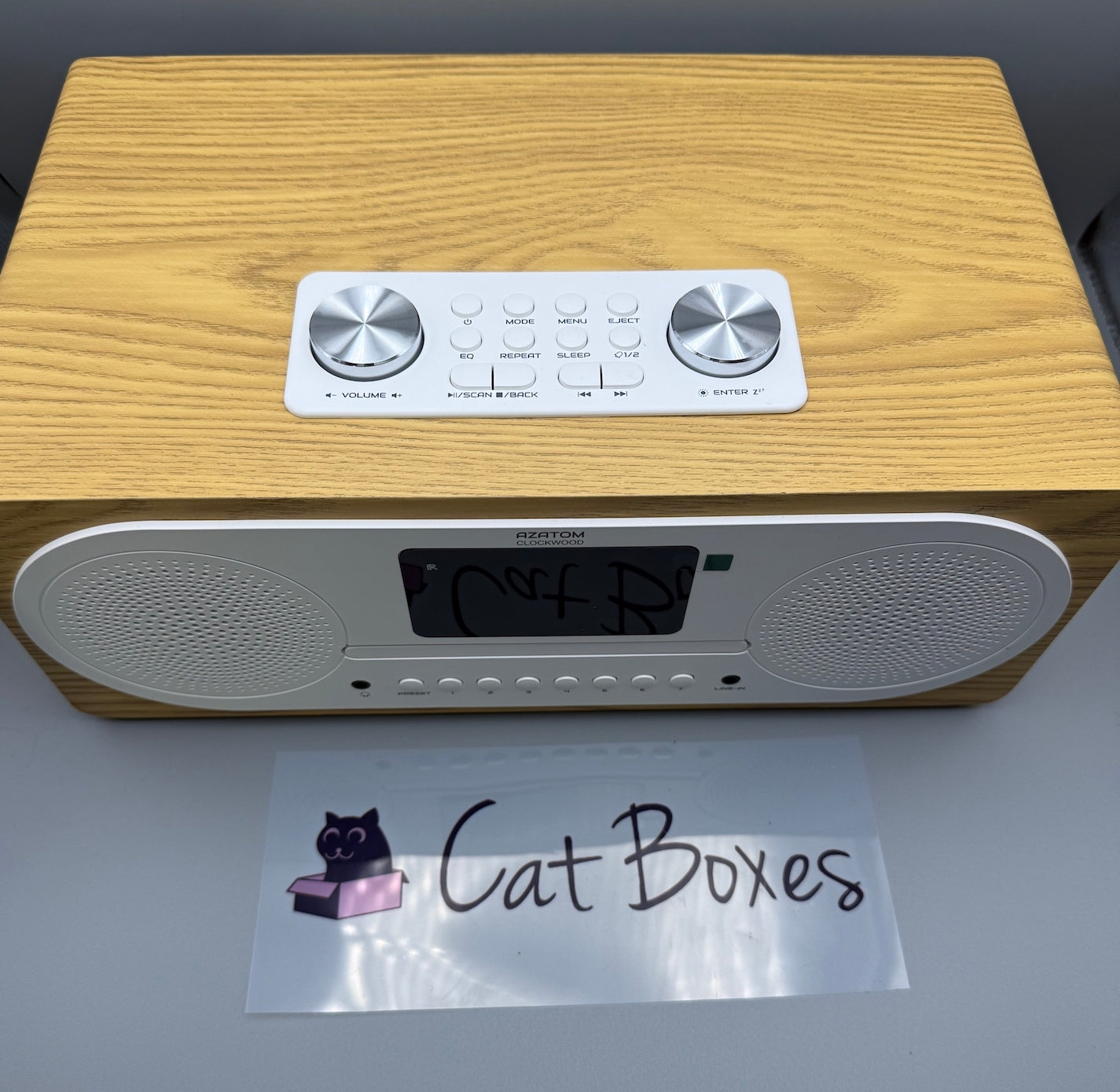 Azatom DAB & FM Digital Radio with CD Player (Light Oak)