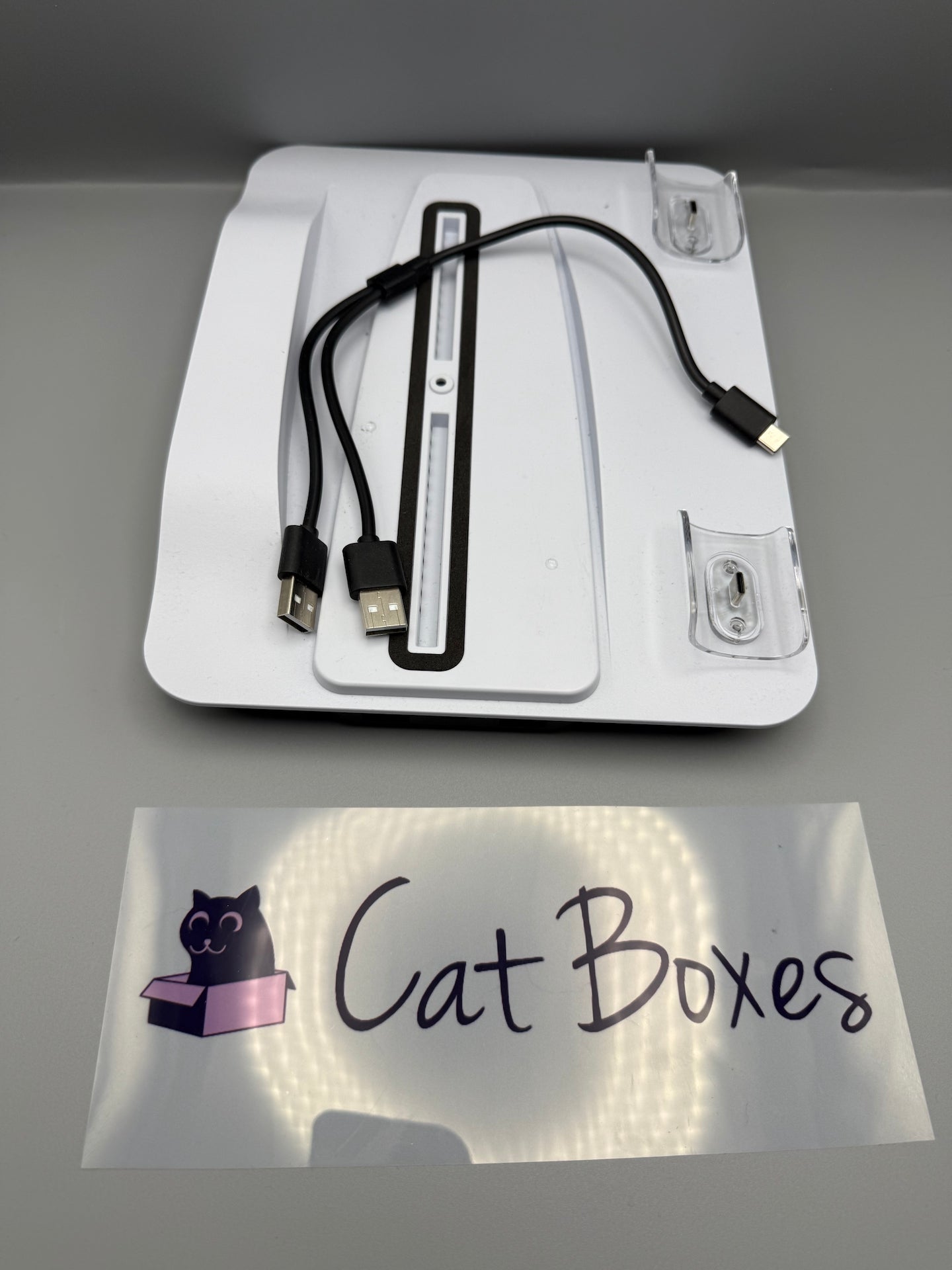 Mcbazel Vertical PS5 Console Cooling Charger Station - White (Not Slim/Pro/Disc)