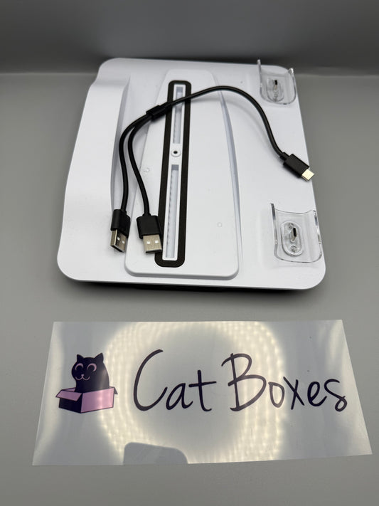 Mcbazel Vertical PS5 Console Cooling Charger Station - White (Not Slim/Pro/Disc)