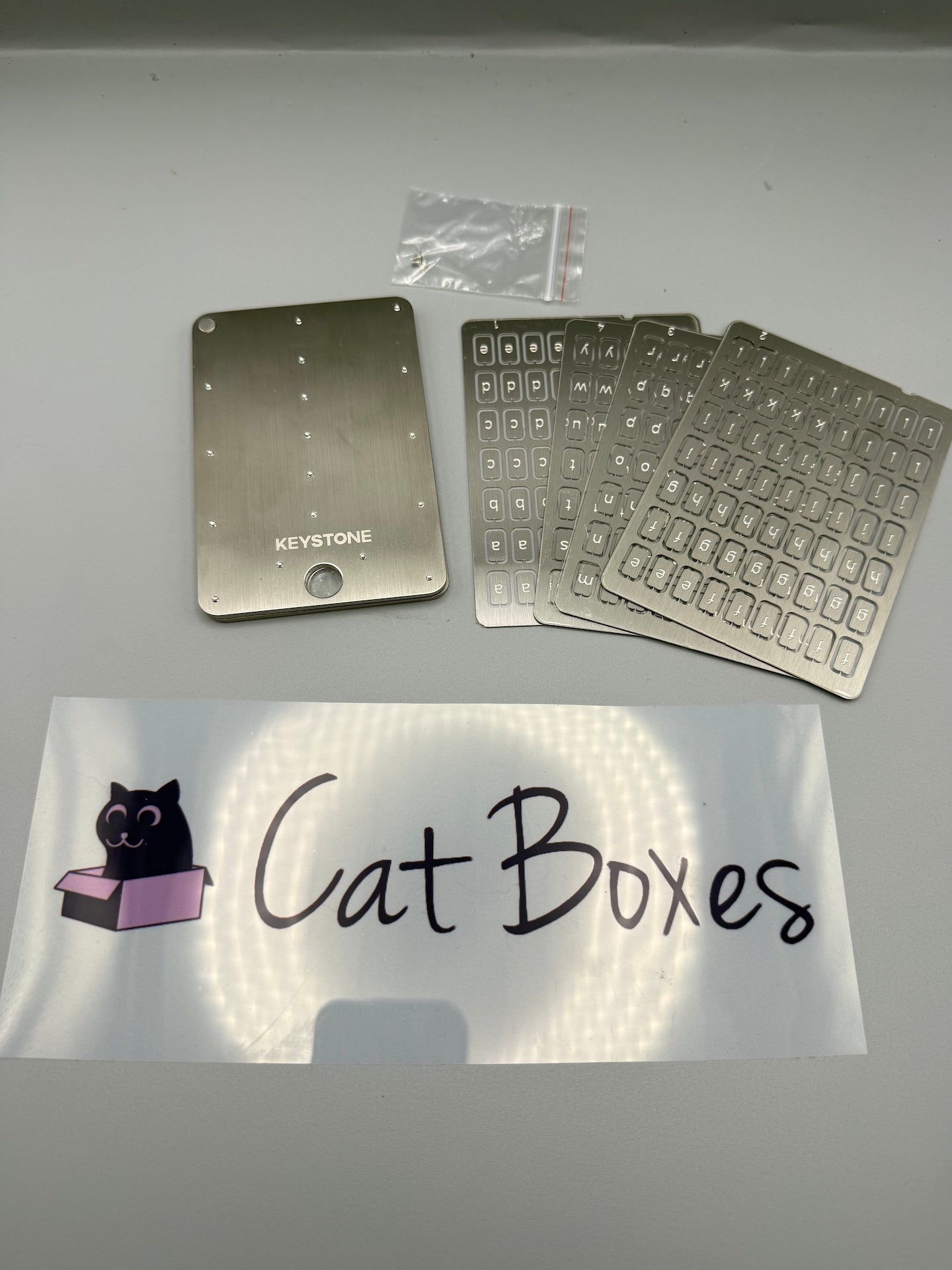 Storage, Crypto Capsule Metal Wallet, Cold Storage Backup (Keystone Tablet Plus)