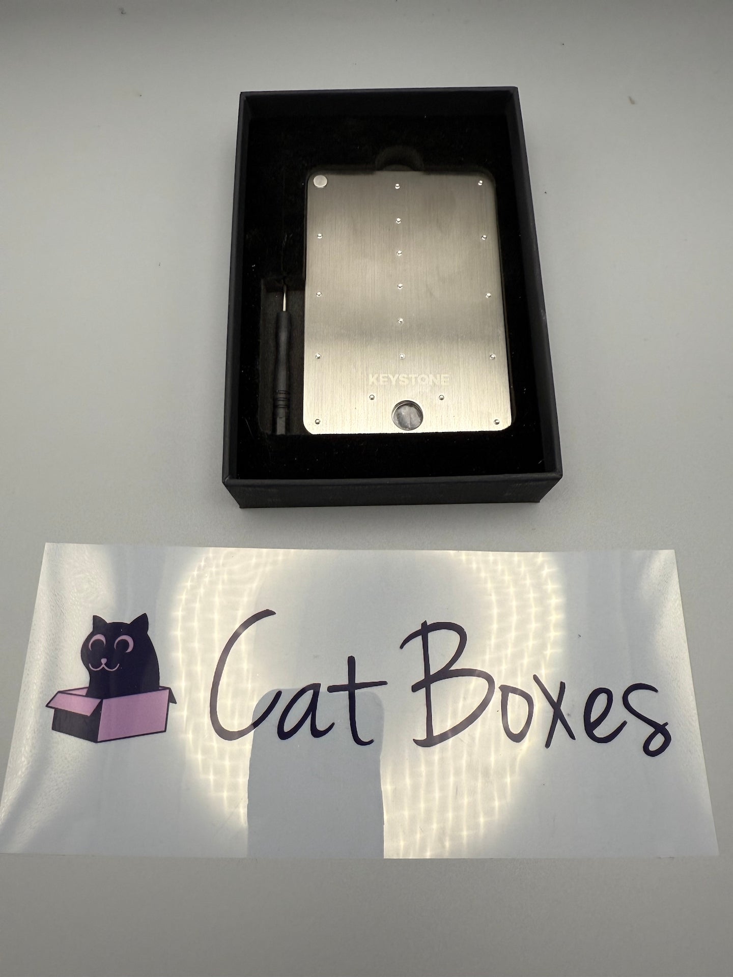 Storage, Crypto Capsule Metal Wallet, Cold Storage Backup (Keystone Tablet Plus)