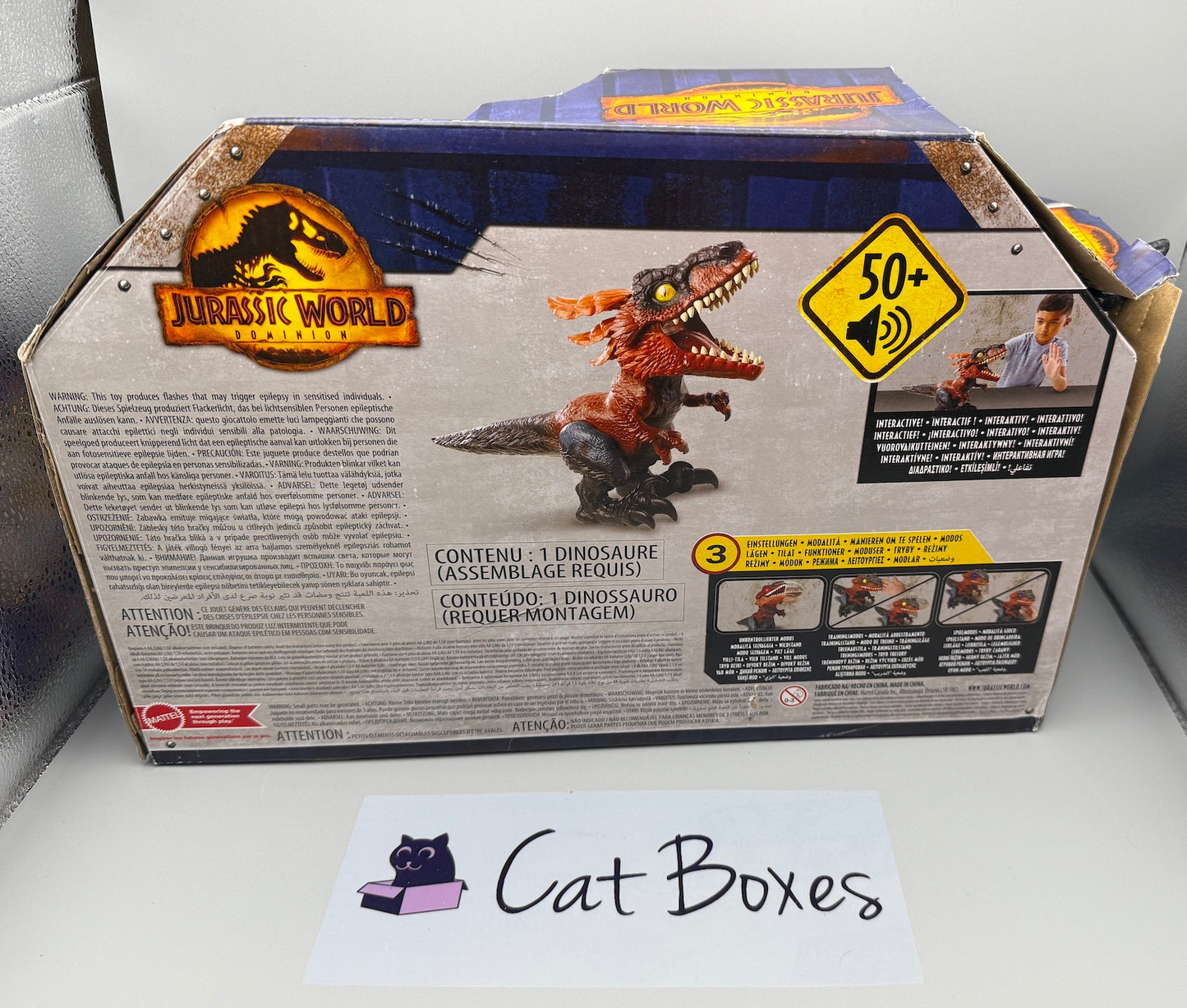 Jurassic World - A New Age - Uncaged Rowdy Roars Pyroraptor dinosaur