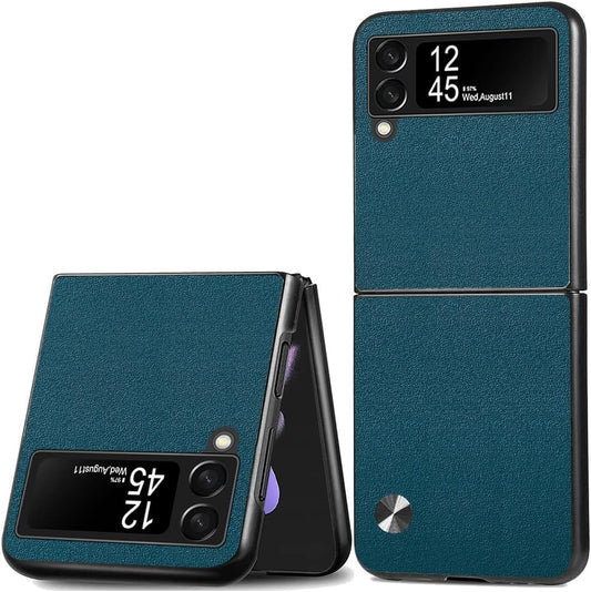 Puxssul for Samsung Galaxy Z Flip 3 Case, (Blue)