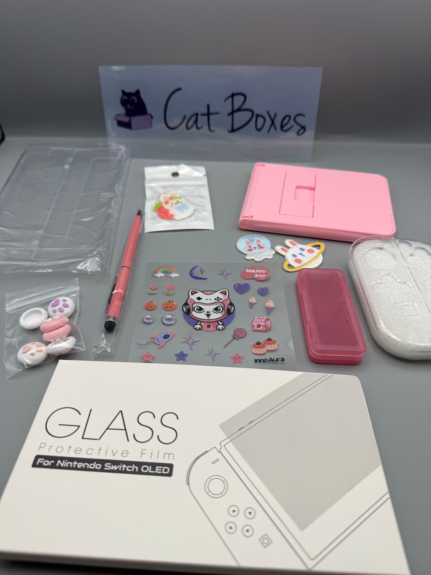 Switch OLED Accessories Bundle (Pink)