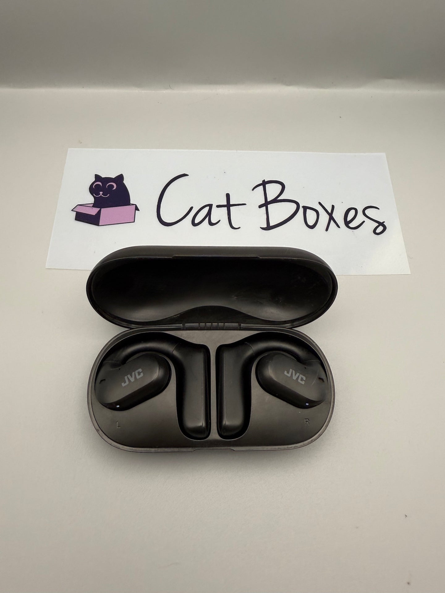 JVC HA-NP35T-B Wireless Open Ear Headphones, Nearphones, (Black)