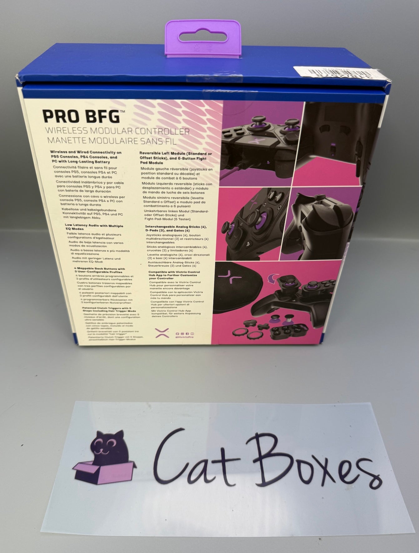 PDP Victrix Pro BFG Modular Controller PS5 PS4 PC Wired Only No Dongle