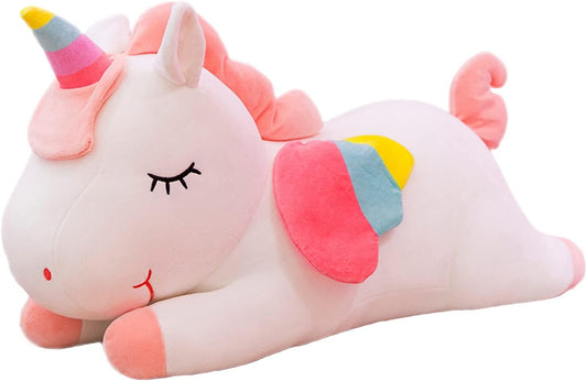 Kekeso Stuffed Unicorn Animal Plush Toy (White, 45cm/17.71inch)