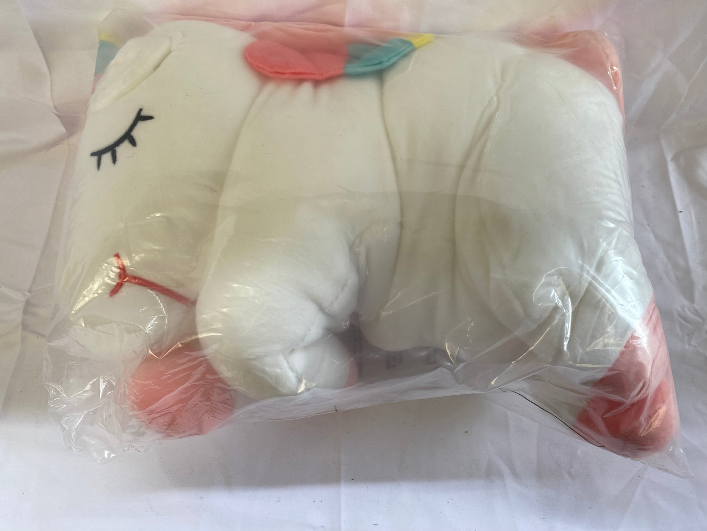 Kekeso Stuffed Unicorn Animal Plush Toy (White, 45cm/17.71inch)