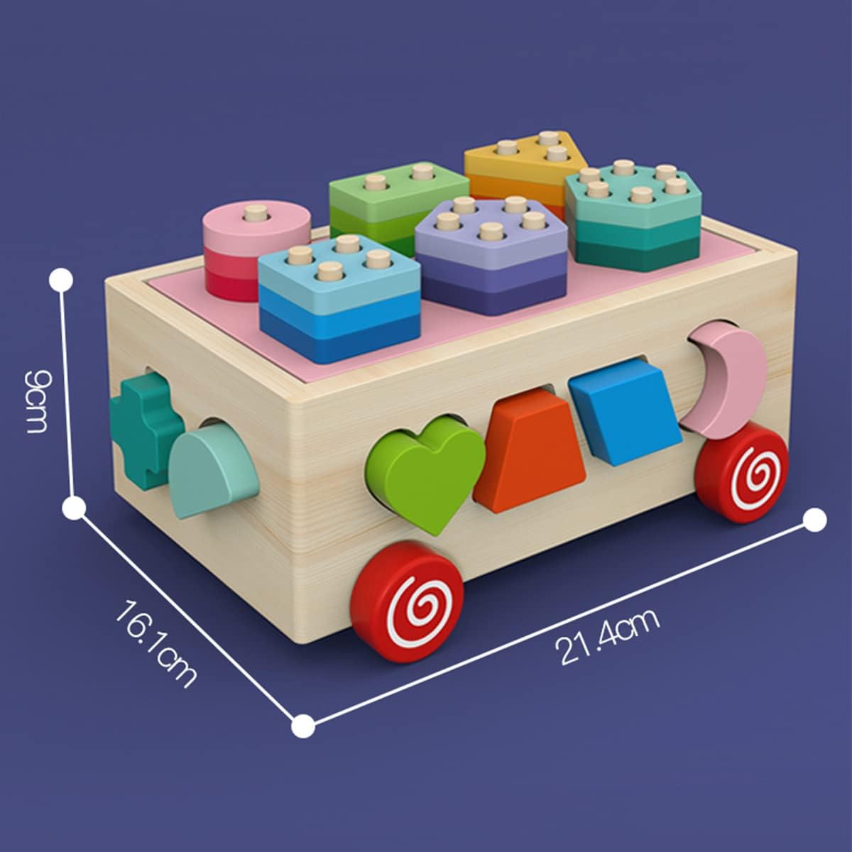 BEERYFUN Wooden Educational Montessori Toy **Tatty Box**