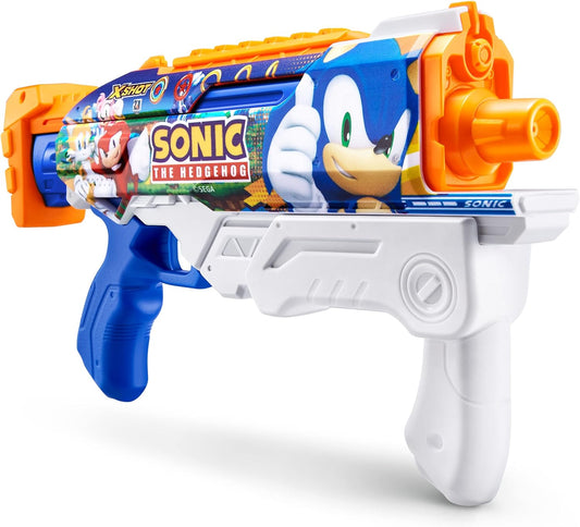 XShot Water Fast-Fill Skins Sonic The Hedgehog Hyperload Water Gun