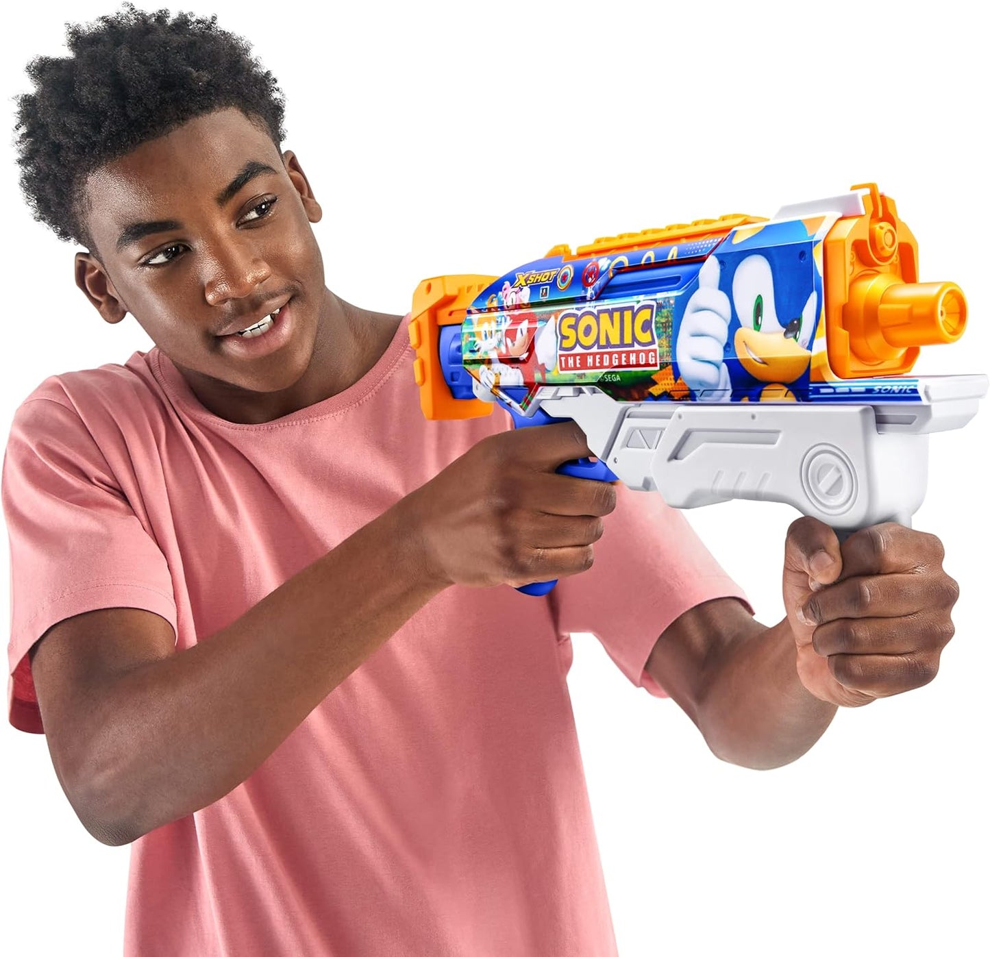 XShot Water Fast-Fill Skins Sonic The Hedgehog Hyperload Water Gun