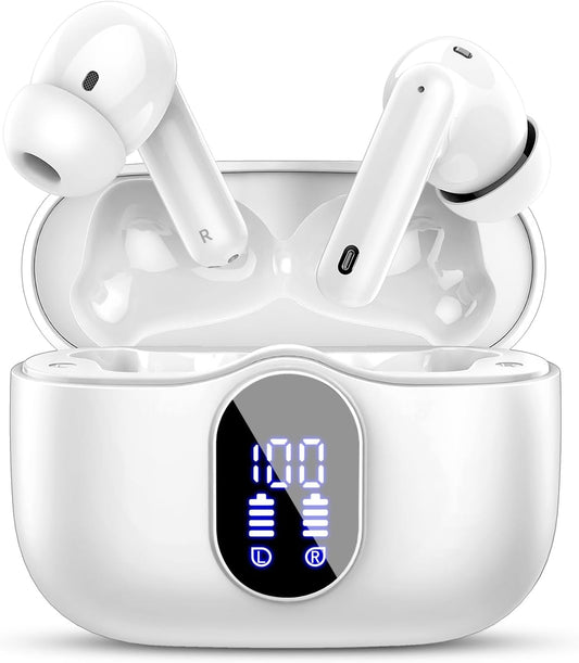 Btootos Wireless Earbuds White