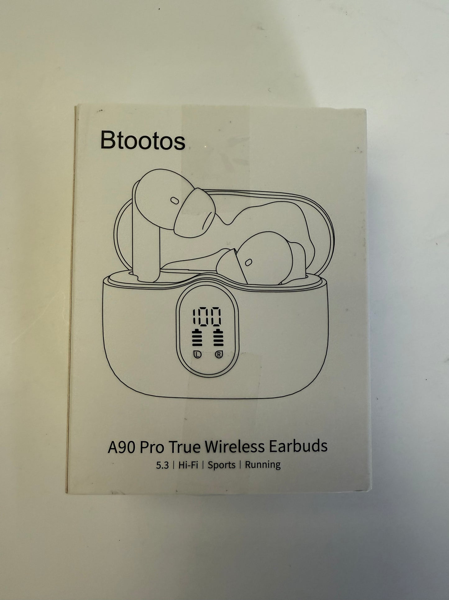 Btootos Wireless Earbuds White