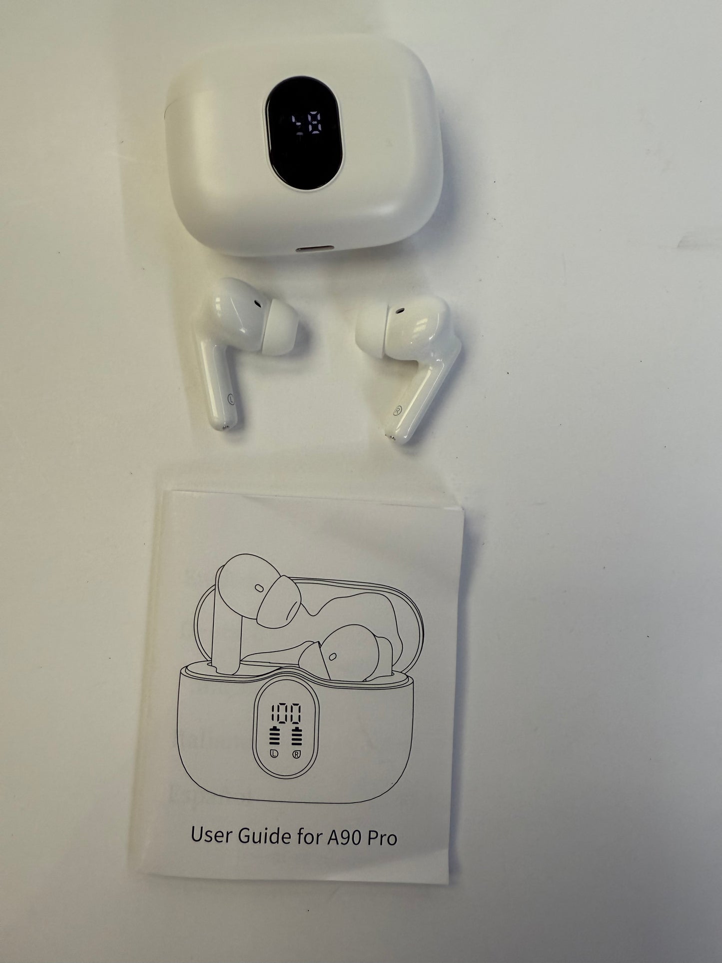 Btootos Wireless Earbuds White