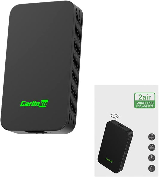 Carlinkit 2024 5.0 2air Wireless Adapter for Apple CarPlay and Android Auto
