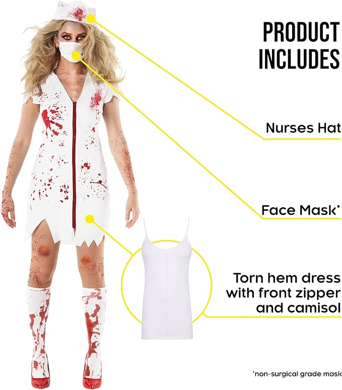 Morph Womens Zombie Nurse Costume X-Large