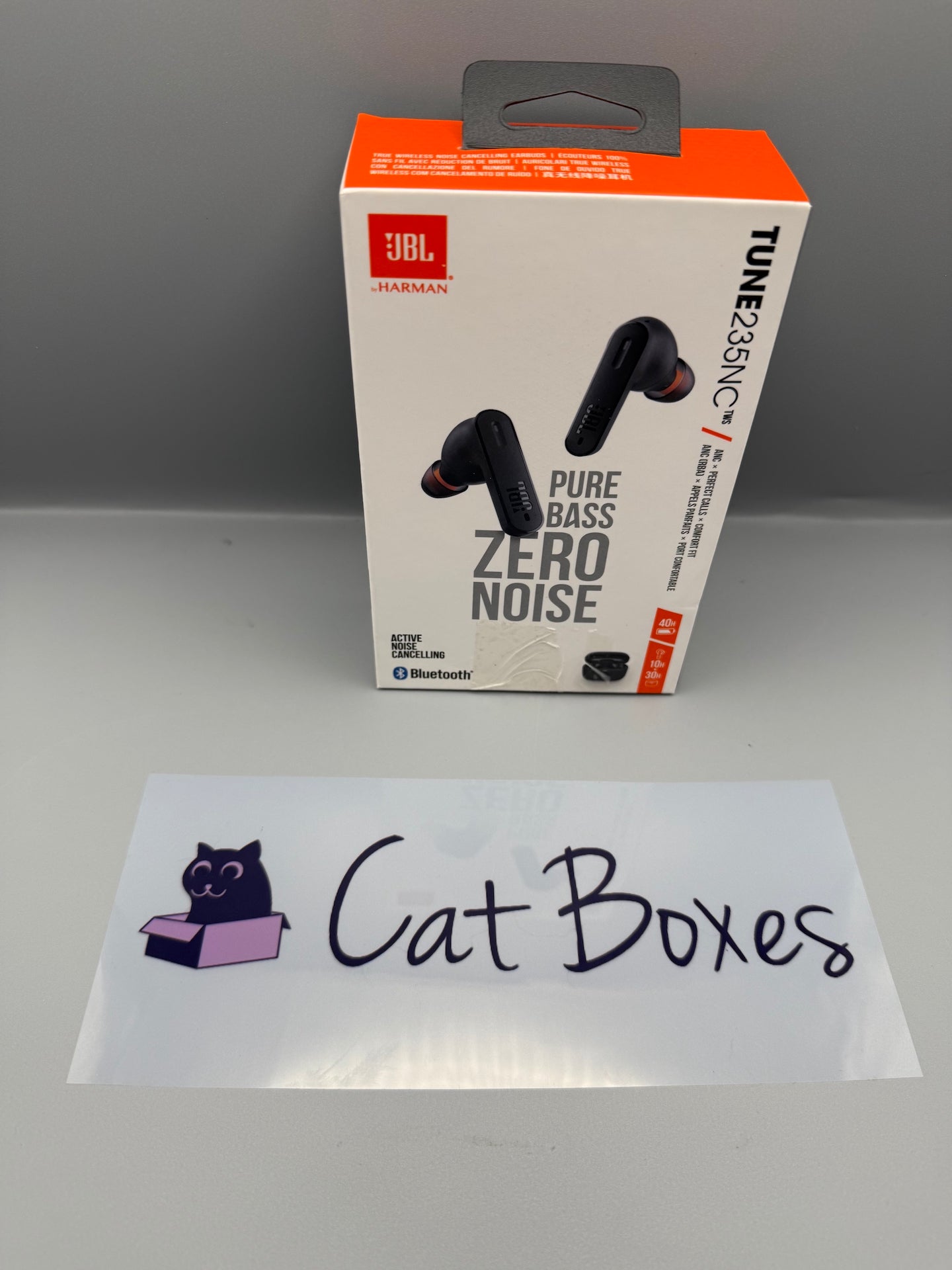 JBL Tune 235 NC, True Wireless Noise Cancelling In-Ear Bluetooth Earbuds, Black