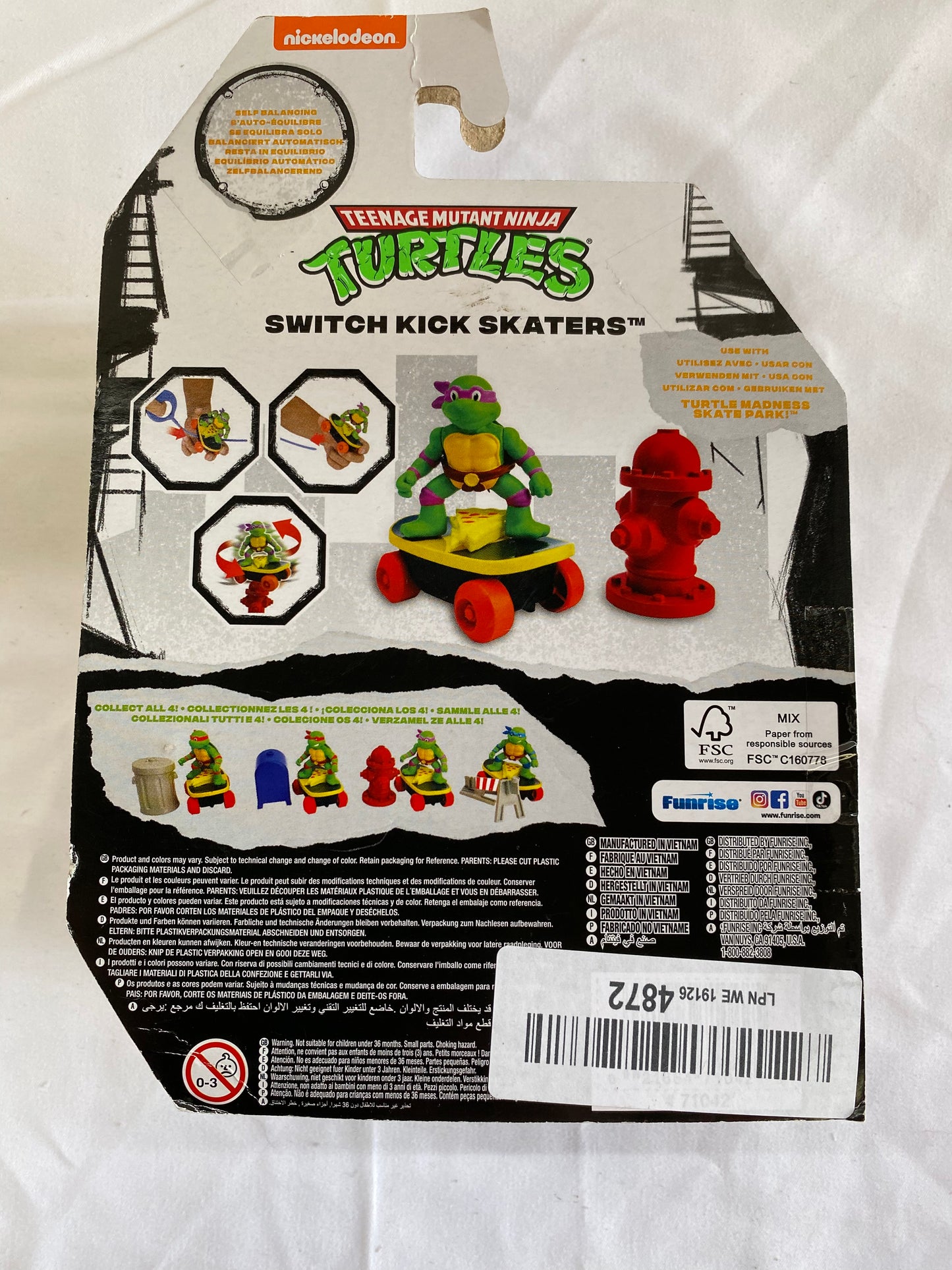 Teenage Mutant Ninja Turtles 71042 Raphael Mutant Mayhem 6.9cm