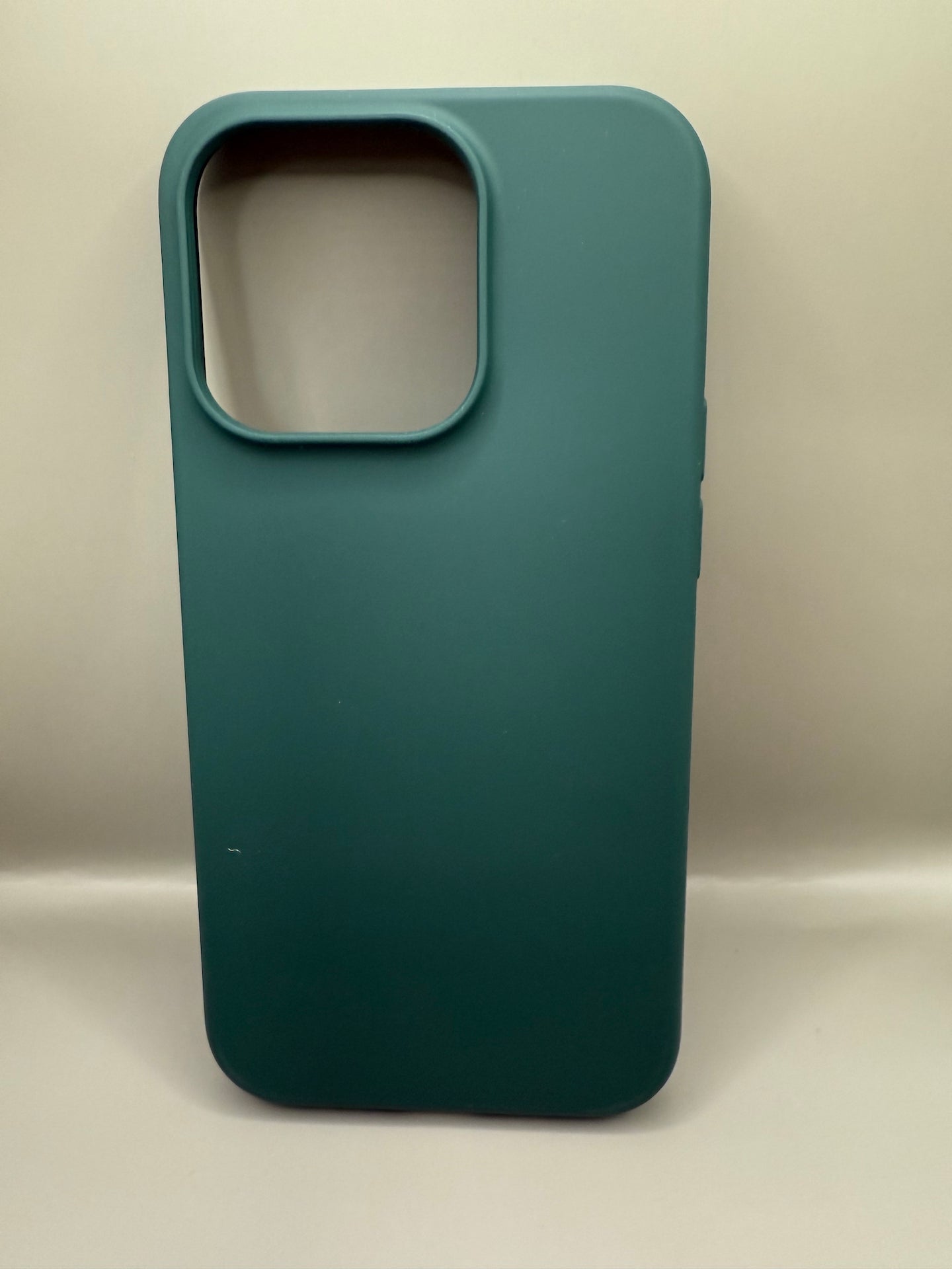 Yatwin Silicone Case for iPhone 14 Pro, Soft-Touch, Dark Green