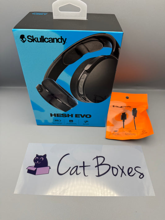 Skullcandy Hesh Evo Wireless Over-Ear Bluetooth Headphones - True Black