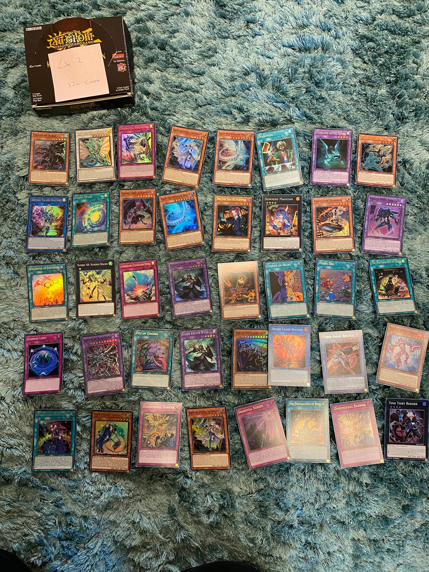 YGO 25th Anniversary Rarity Collection Display Lot 2