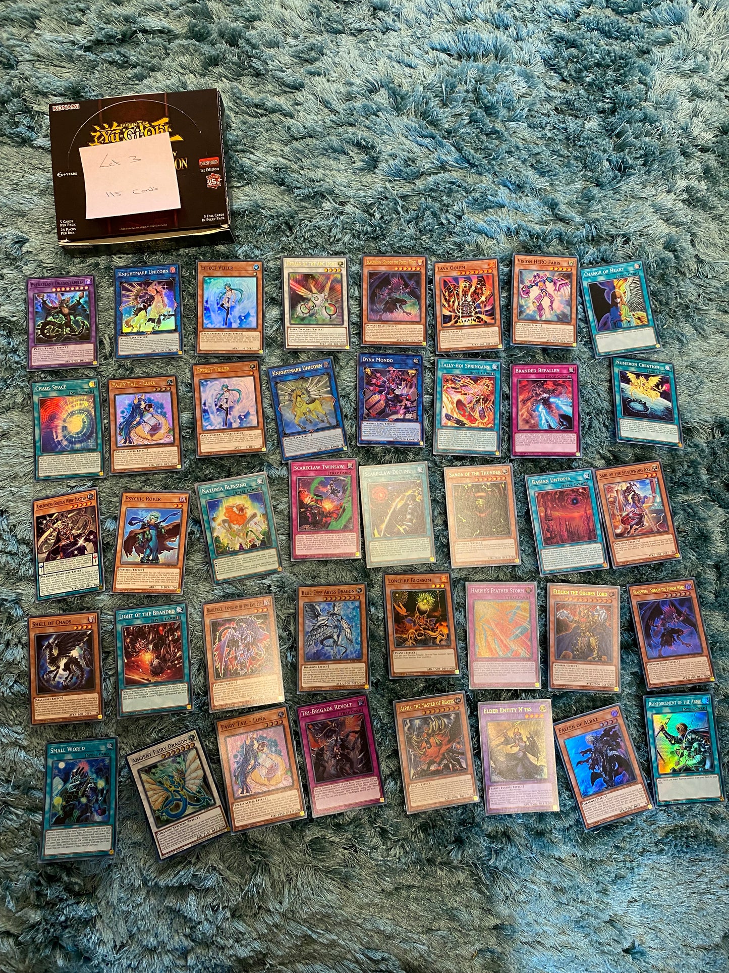 YGO 25th Anniversary Rarity Collection Display Lot 3