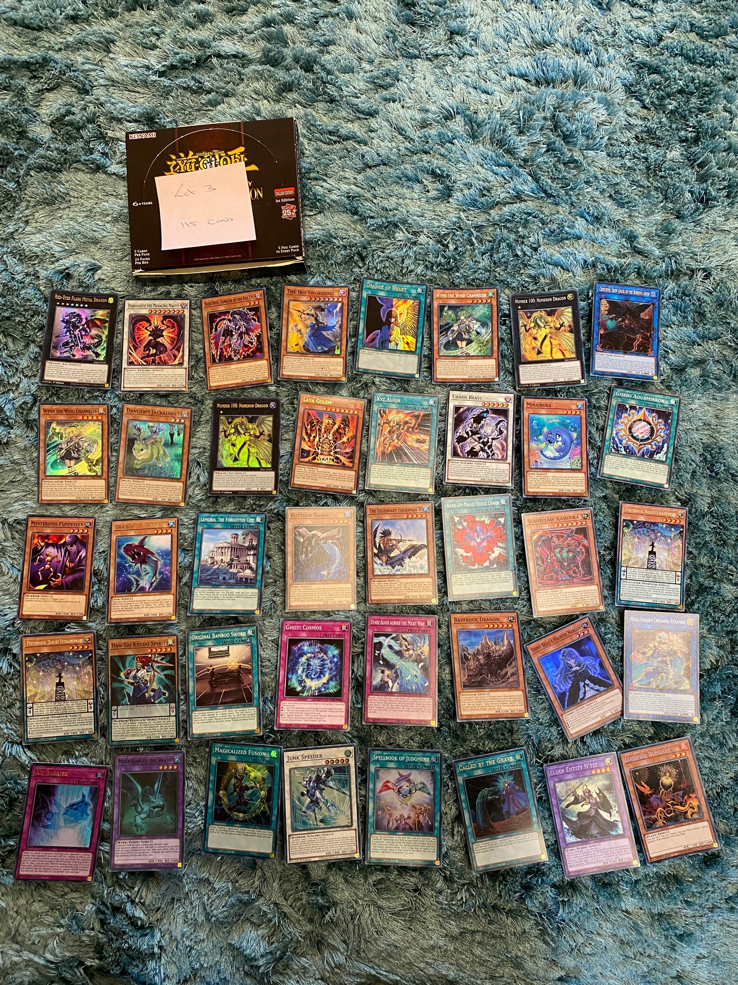 YGO 25th Anniversary Rarity Collection Display Lot 3