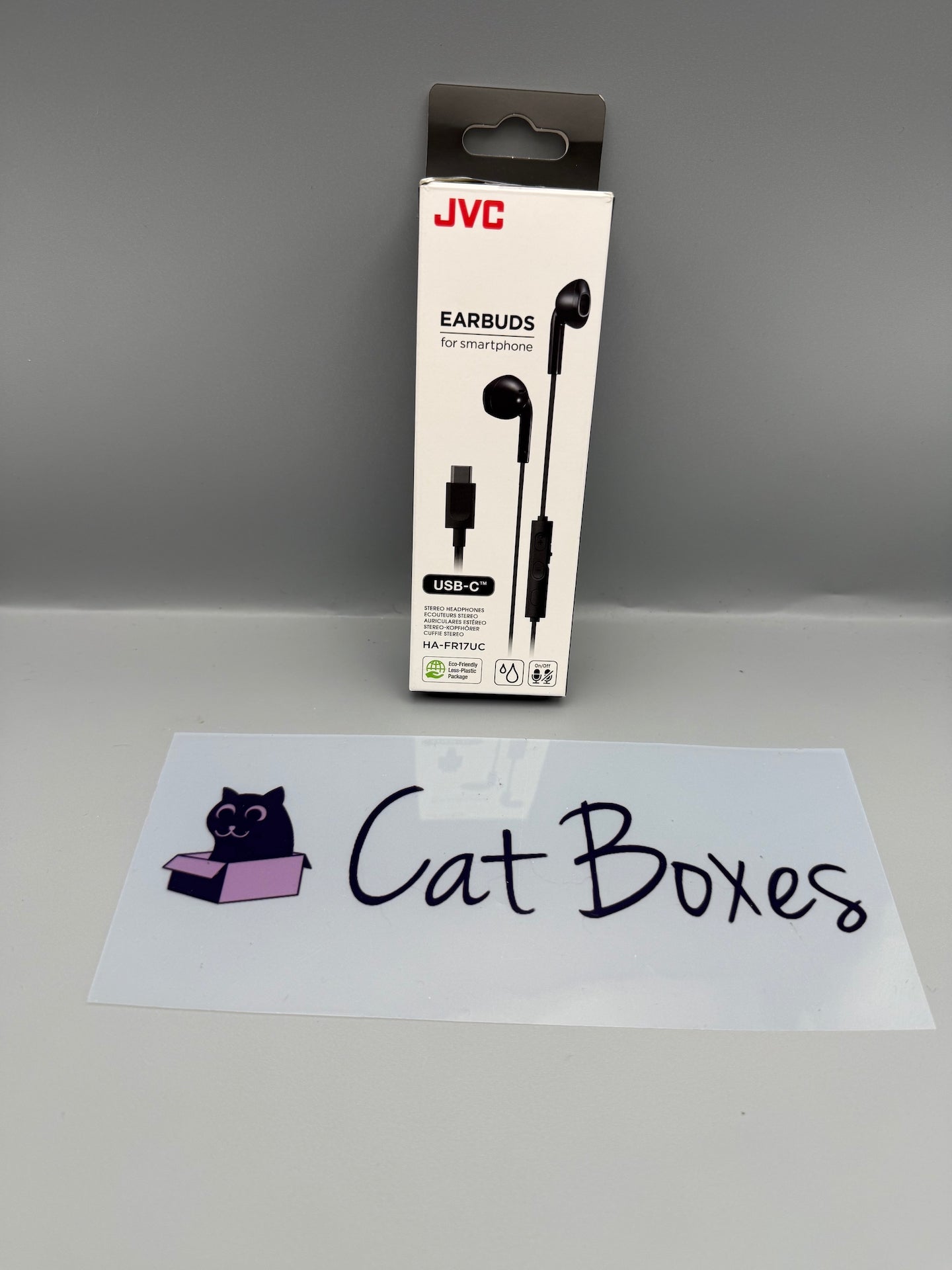 JVC HA-FR17UC-B Bud-Type USB-C Earphones (Black)