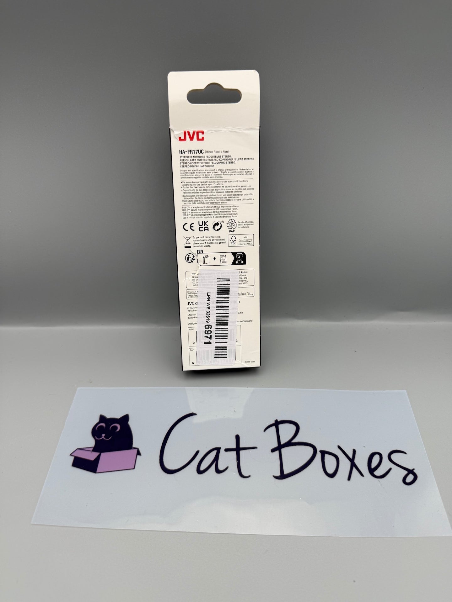 JVC HA-FR17UC-B Bud-Type USB-C Earphones (Black)