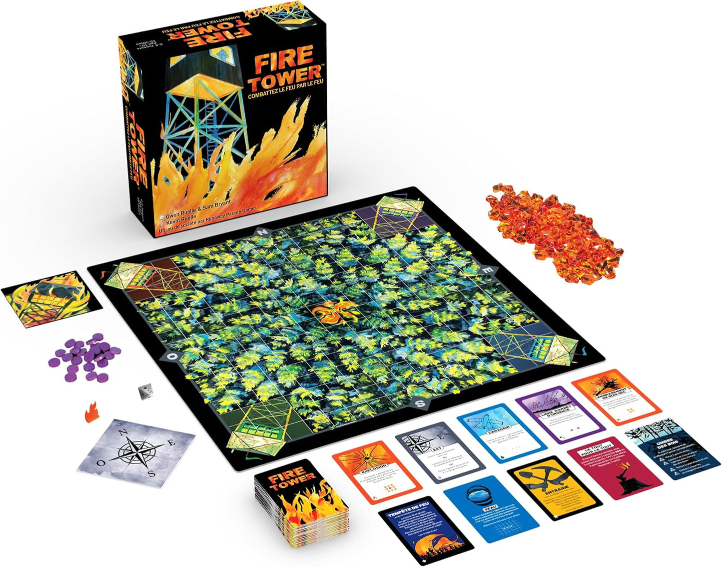 Fire Tower - party games - strategy games - FRENCH VERSION **Opened Box**