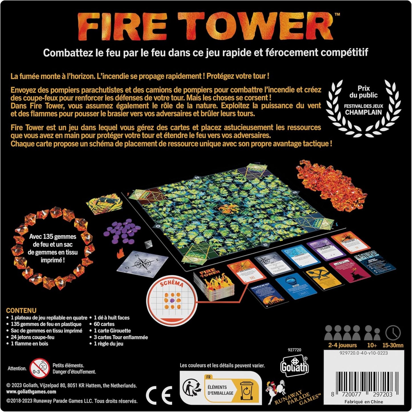 Fire Tower - party games - strategy games - FRENCH VERSION **Opened Box**