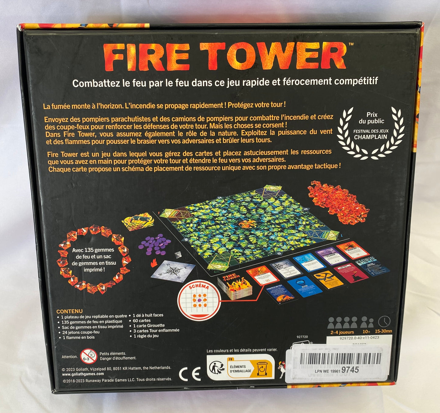 Fire Tower - party games - strategy games - FRENCH VERSION **Opened Box**