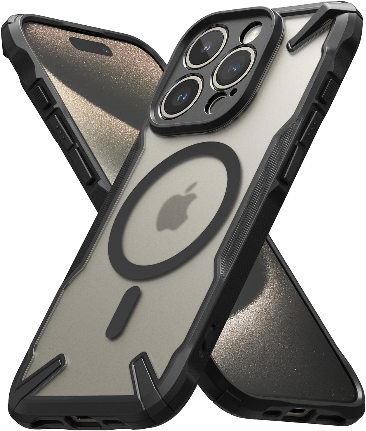 Ringke Fusion-X Magnetic Matte Case Compatible with iPhone 15 Pro Max 6.7-Inch