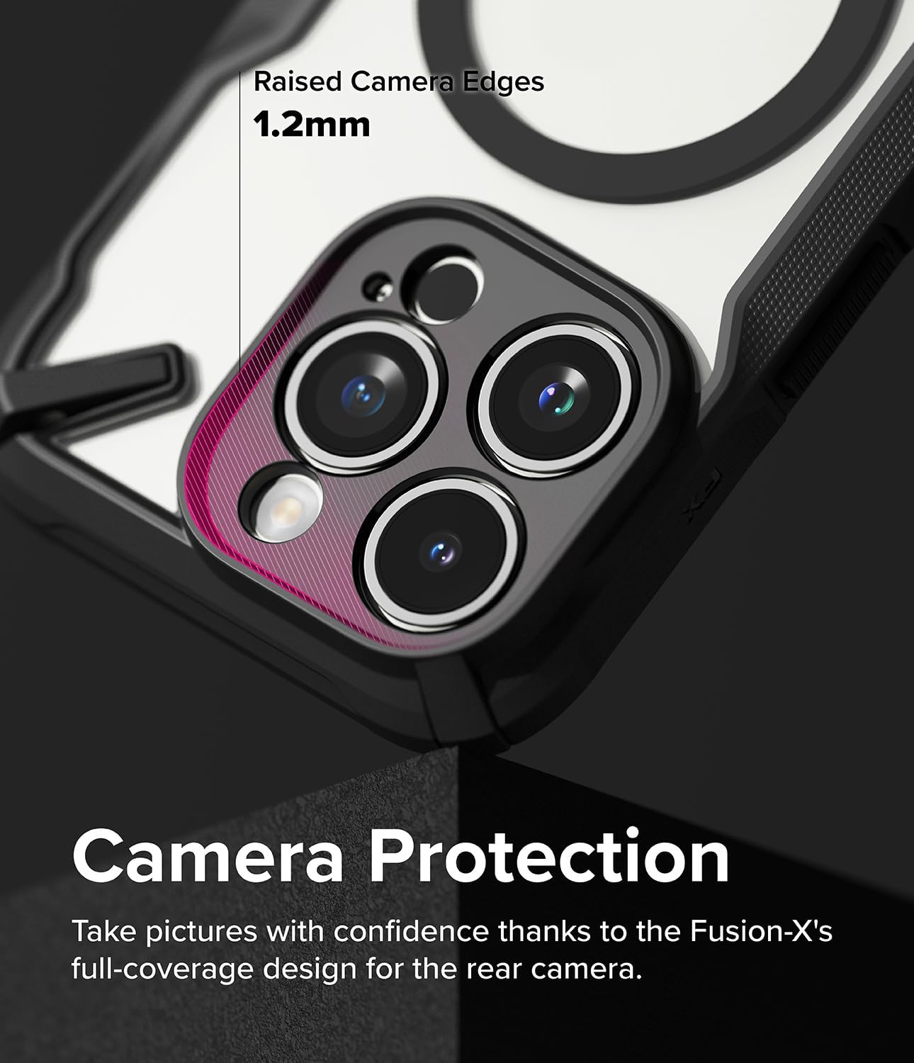 Ringke Fusion-X Magnetic Matte Case Compatible with iPhone 15 Pro Max 6.7-Inch