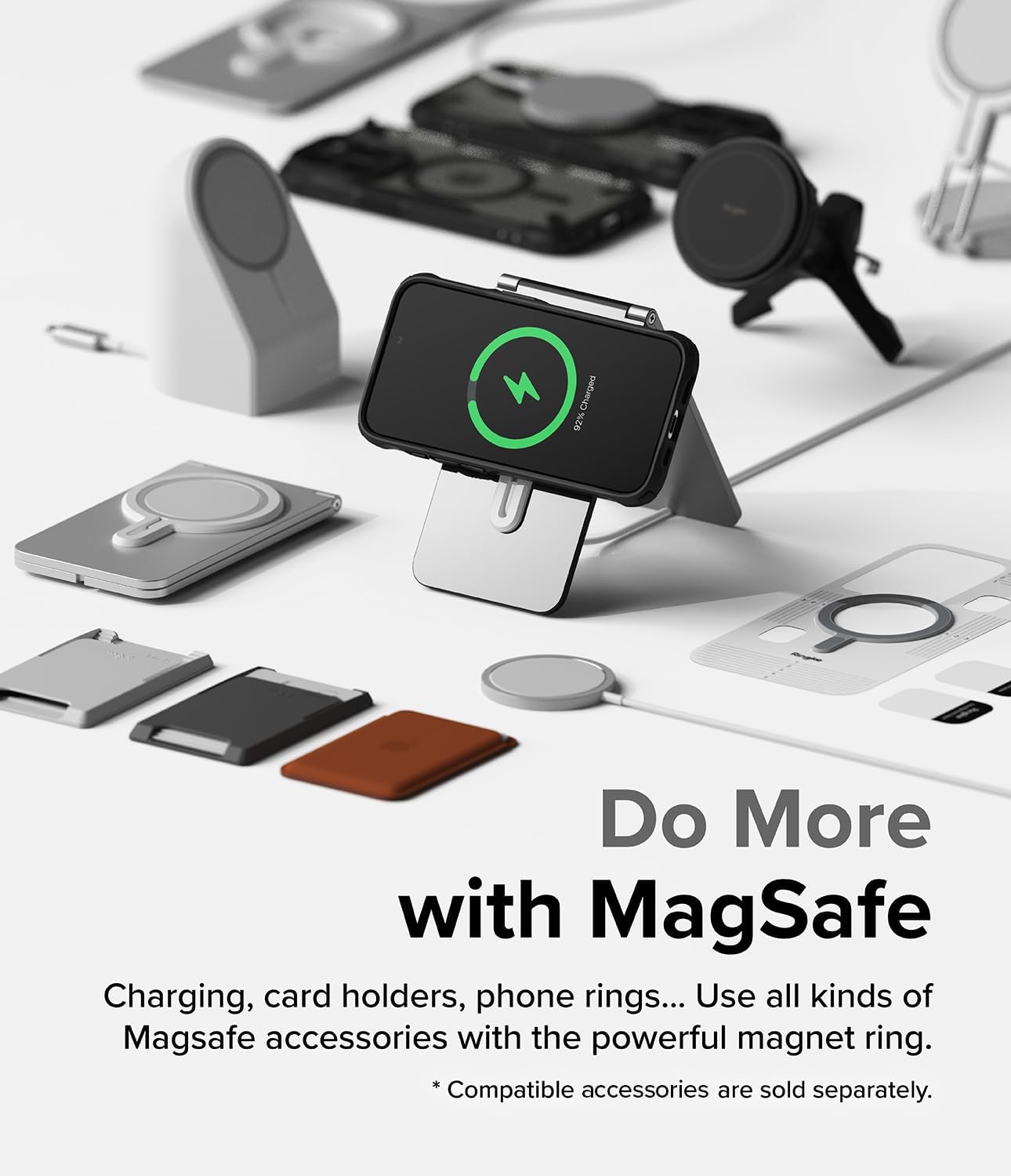 Ringke Fusion-X Magnetic Matte Case Compatible with iPhone 15 Pro Max 6.7-Inch