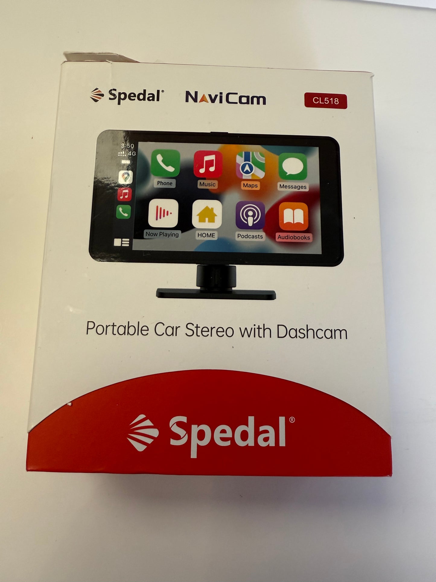 Spedal Portable Car Stereo with 2.5K Dashcam