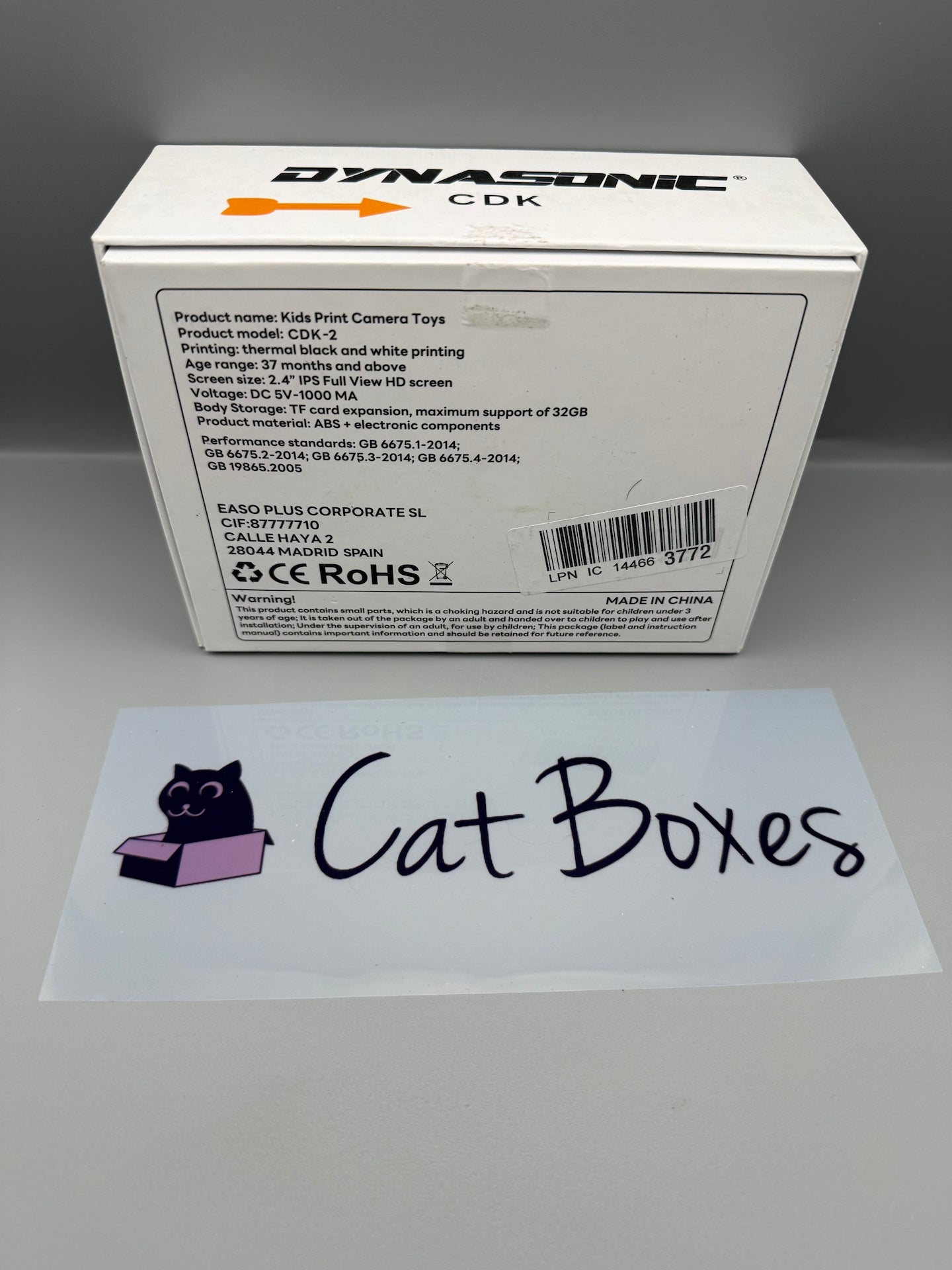 Dynasonic Instant Kids Camera (2nd Generation Skater)