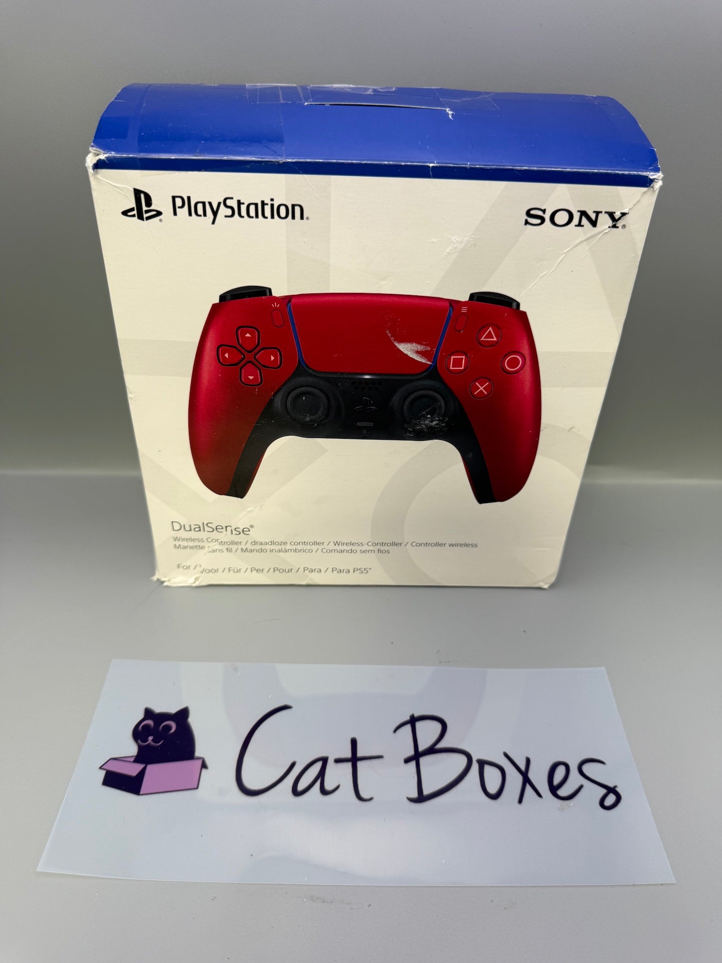 Sony PlayStation PS5 DualSense Wireless Controller Volcanic Red Boxed