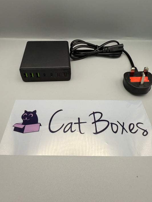 USB C Fast Charger Block: 300W GaN Charger 7 Port PD Charging Station