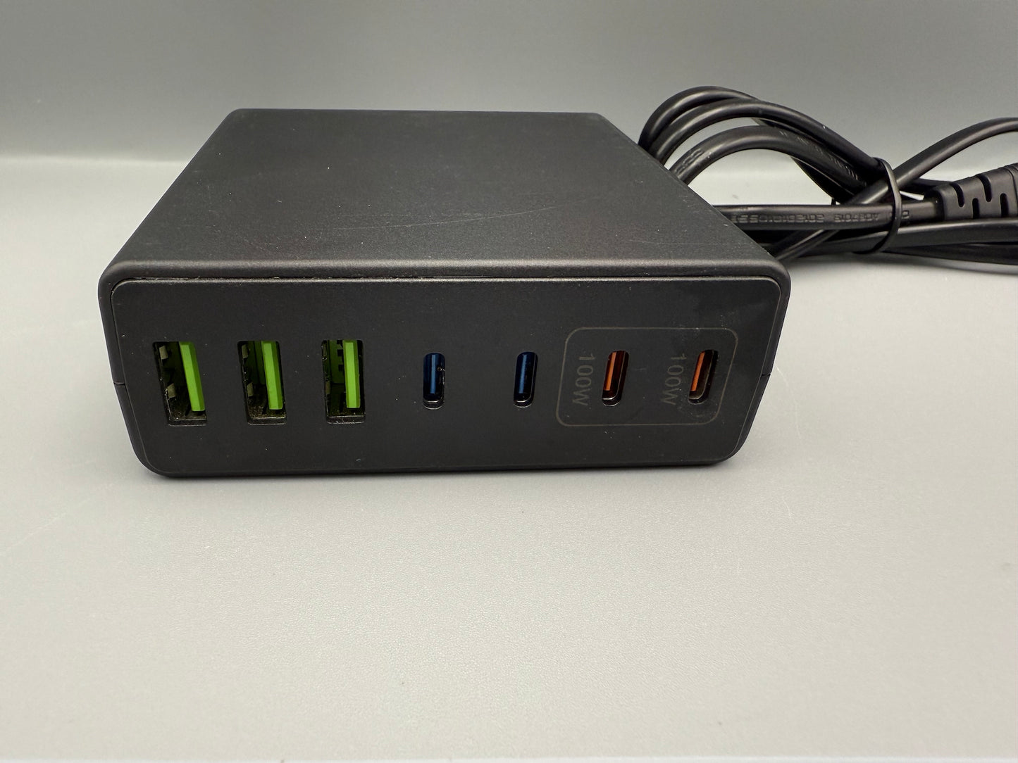 USB C Fast Charger Block: 300W GaN Charger 7 Port PD Charging Station