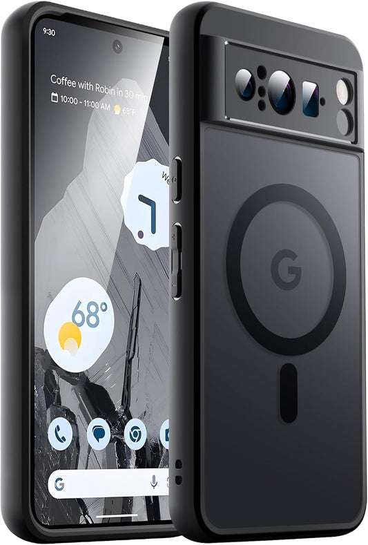 JETech Magnetic Case for Google Pixel 8 Pro 6.7-Inch 2023, (Obsidian)