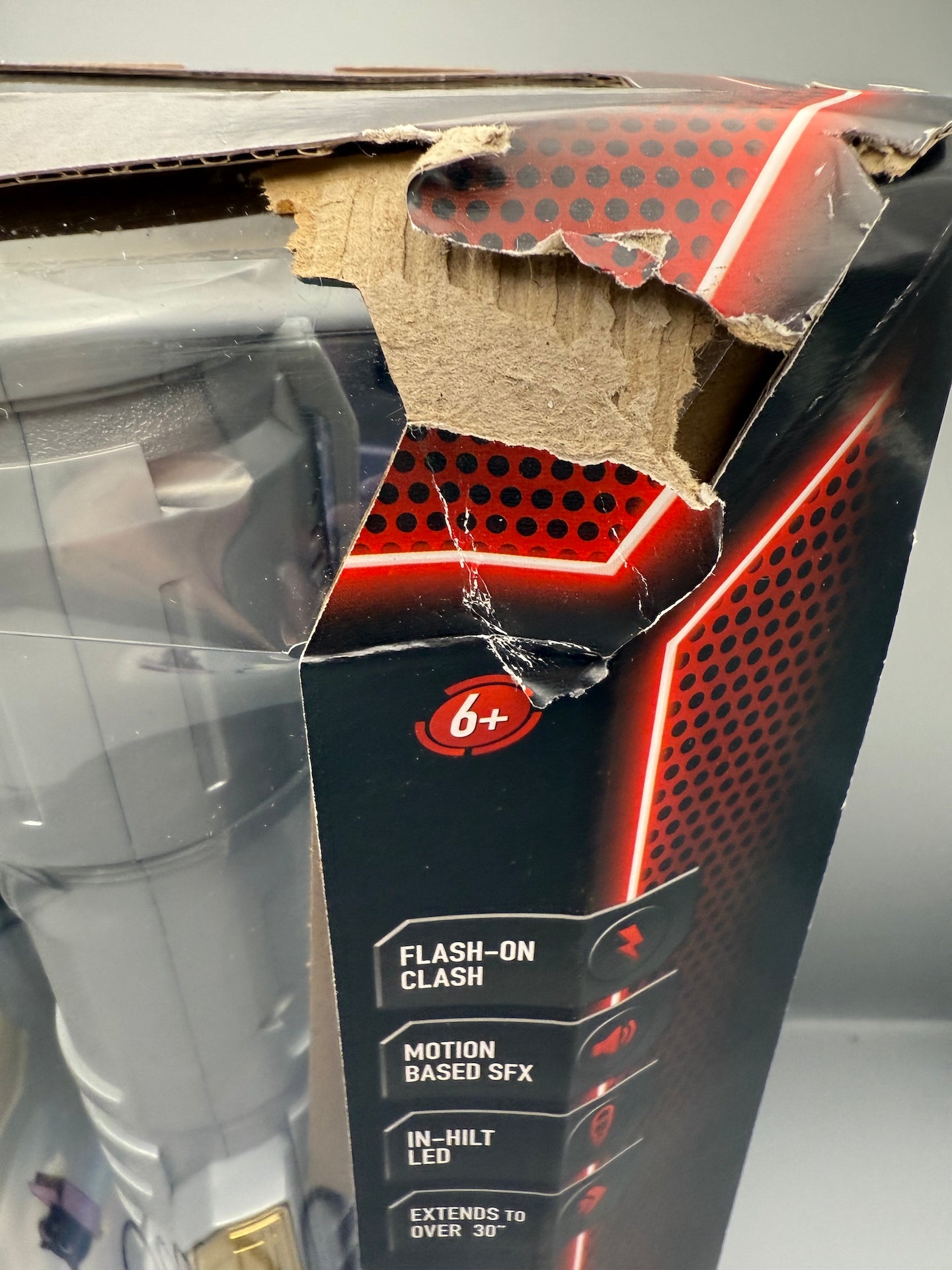 Power Saber: Red | Auto Extending 30" LED Energy Blade **Please read description**