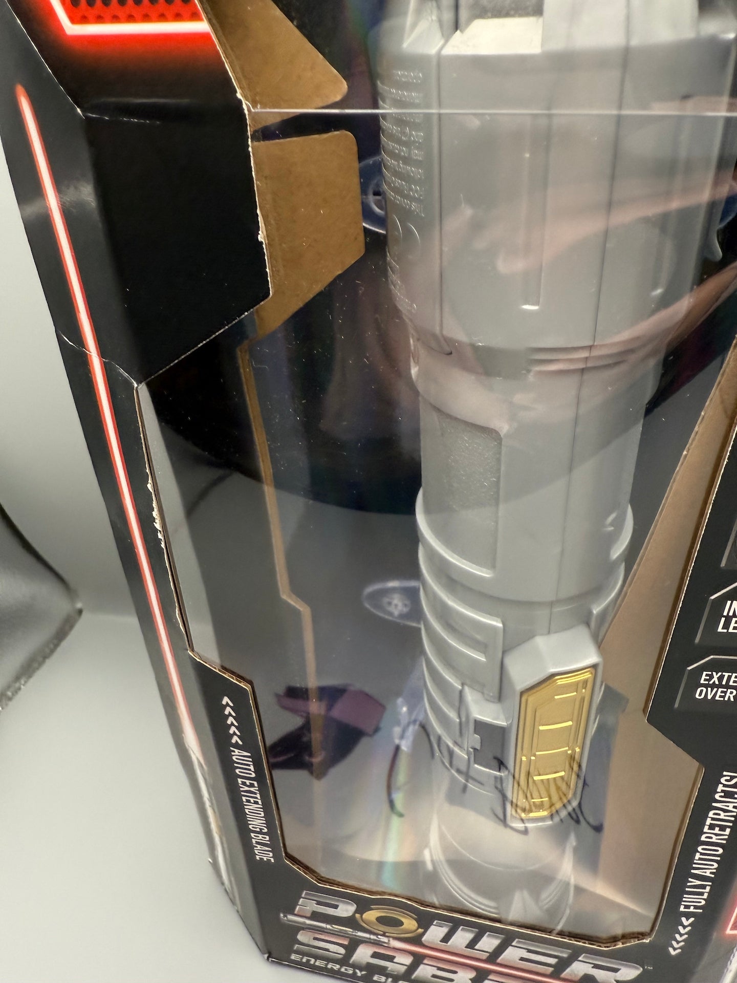 Power Saber: Red | Auto Extending 30" LED Energy Blade **Please read description**