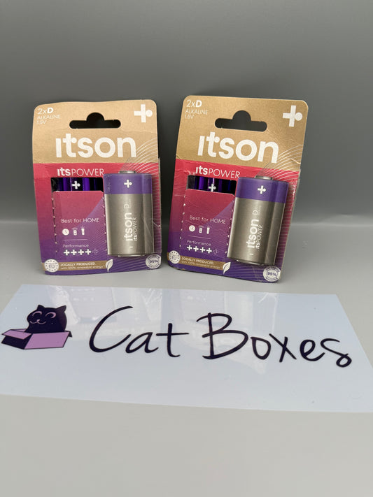 Itson, D batteries, pack of 4