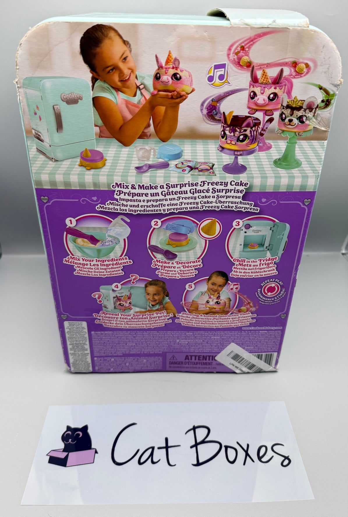 Cookeez Makery Freezy Cakez Mix & Decorate the plush **Please read description**