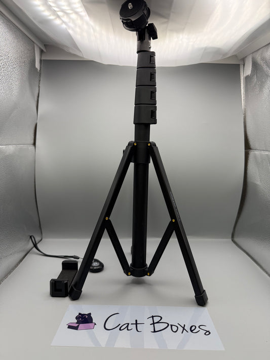 Amazon Basics Extendable Tripod up to 162 cm, Black